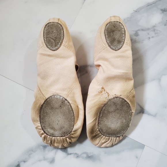 CAPEZIO Used Ballet Slippers Flats Size 8.5W Pink - Picture 2 of 5